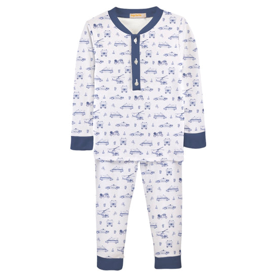 Baby Club Chic - Rescue Riders Long Sleeve Printed Pajama Set