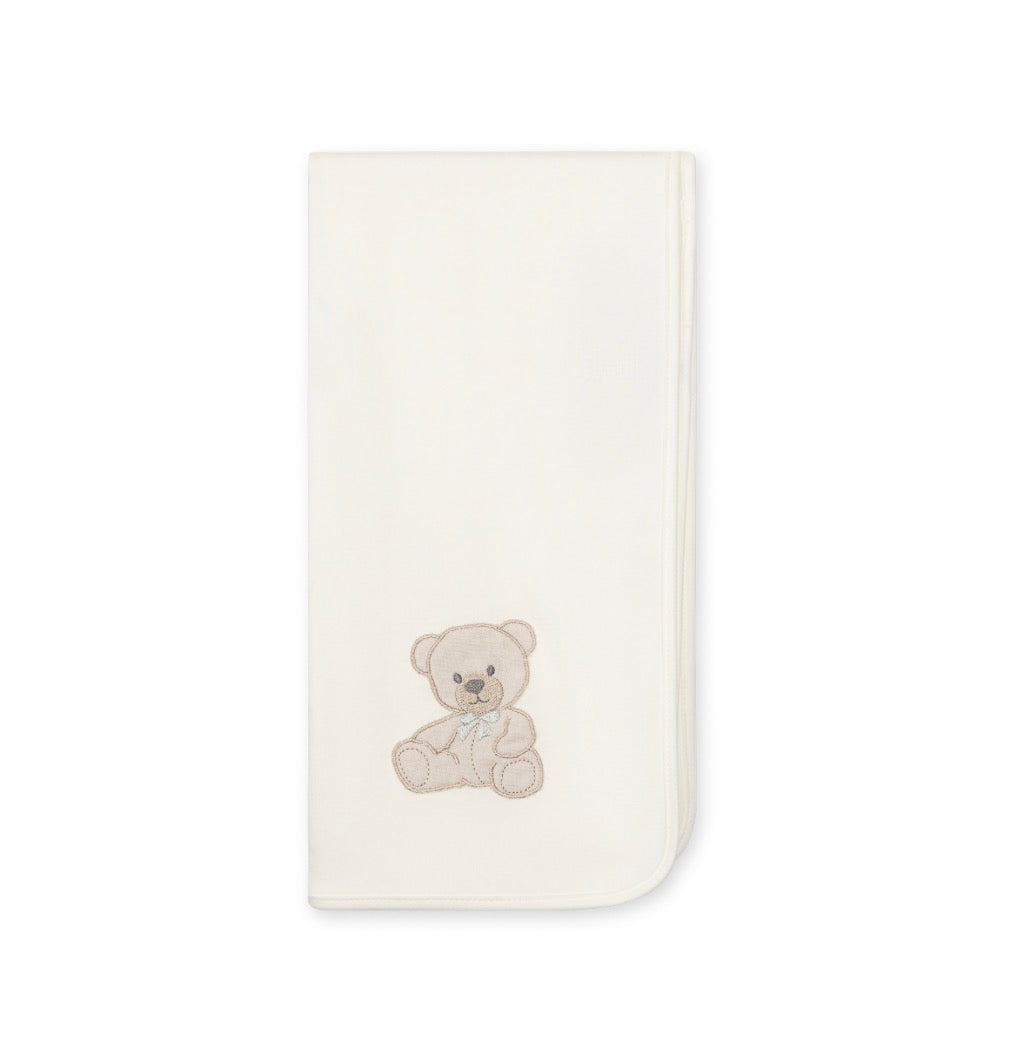 Baby GI - Sweet Teddy Cotton Wrap, Ivory
