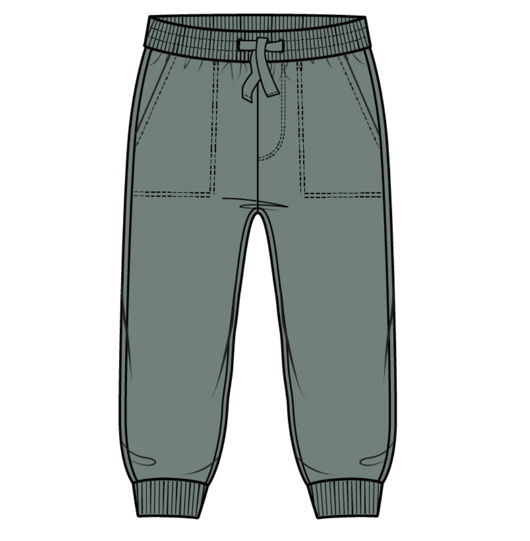 Miles The Label - Knit Pants, Green Dusty