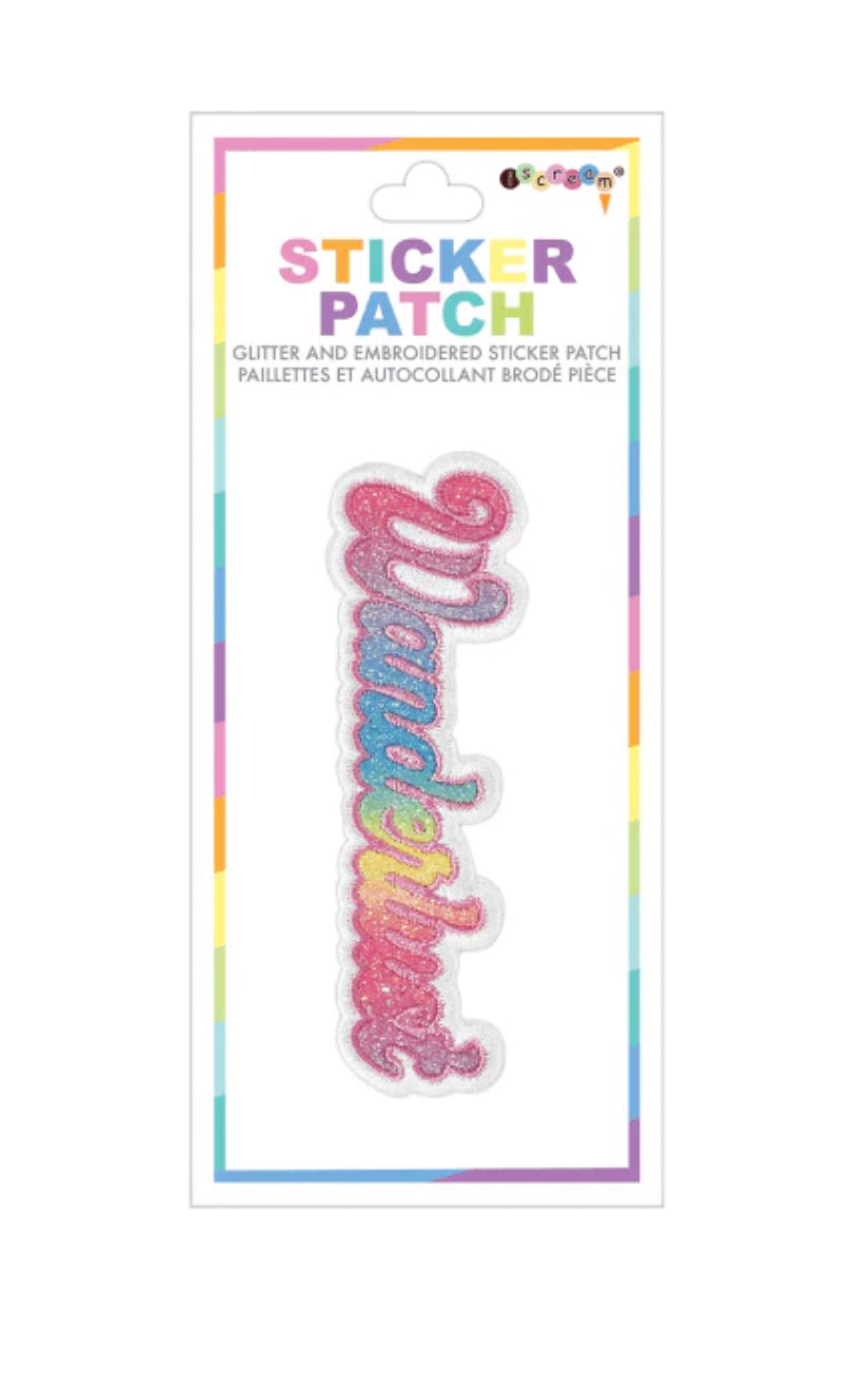 ISCREAM - Embroidered Sticker Patch