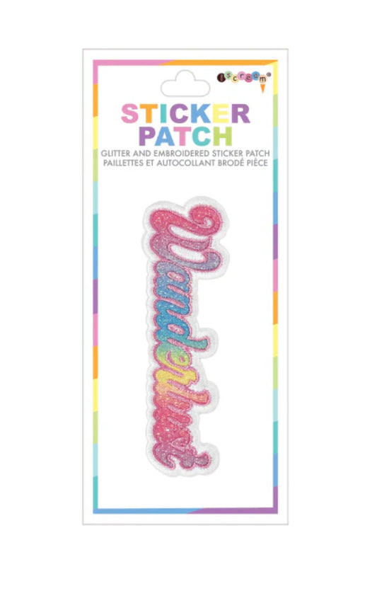 ISCREAM - Embroidered Sticker Patch