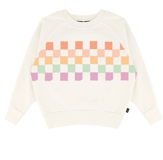 Tiny Whales - Check It Boxy Sweatsuit