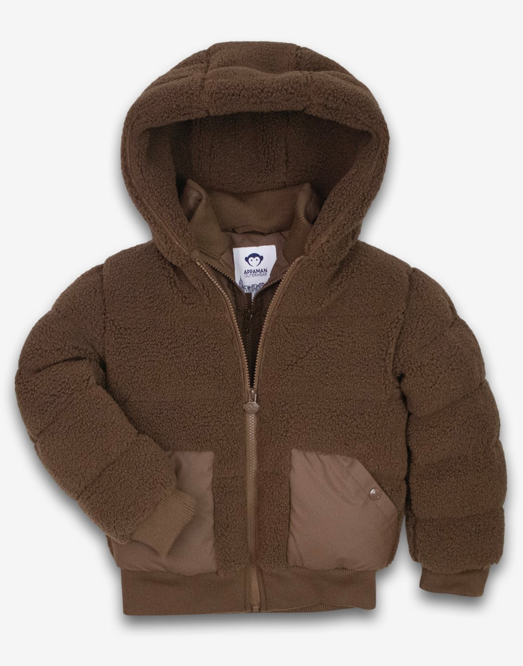 Appaman - Teddy Puffer Coat, Chocolate Brown