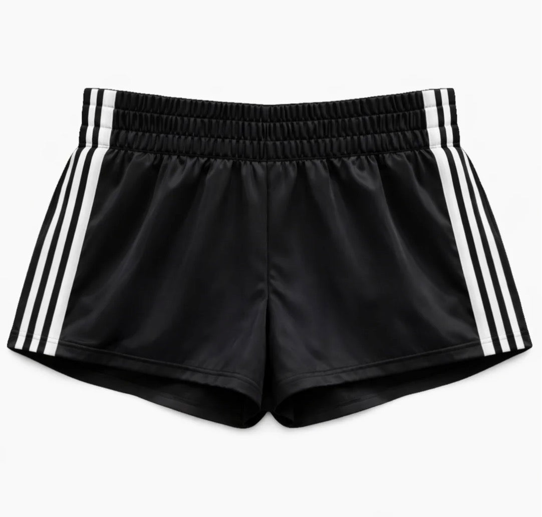Katie J - Tween Jordyn Shorts, Black/White