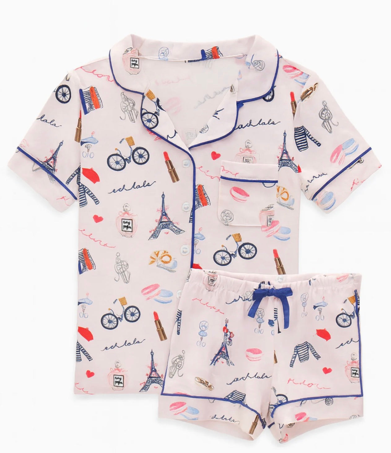 Katie J - Junior (big girl) Short Sleeve & Shorts PJ Set