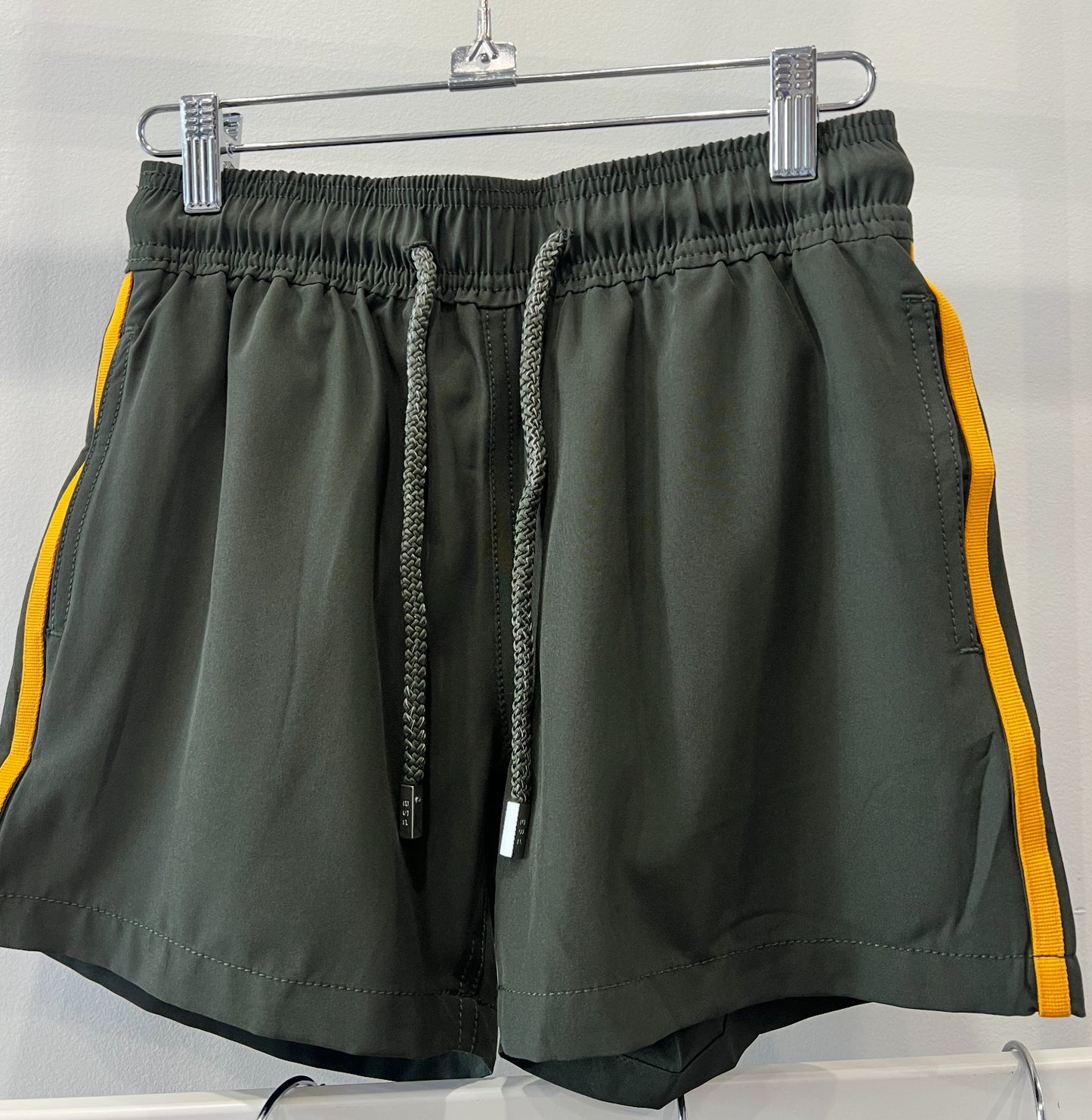 Pier St. Barths Hunter Green Swim Shorts