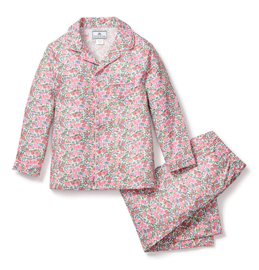 Petite plume Fleurs de rose Childrens pajama set