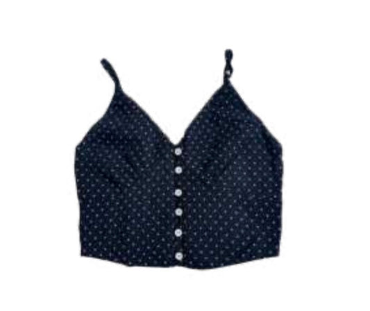 Katie J - Clarke Cami, Navy White Micro Dots