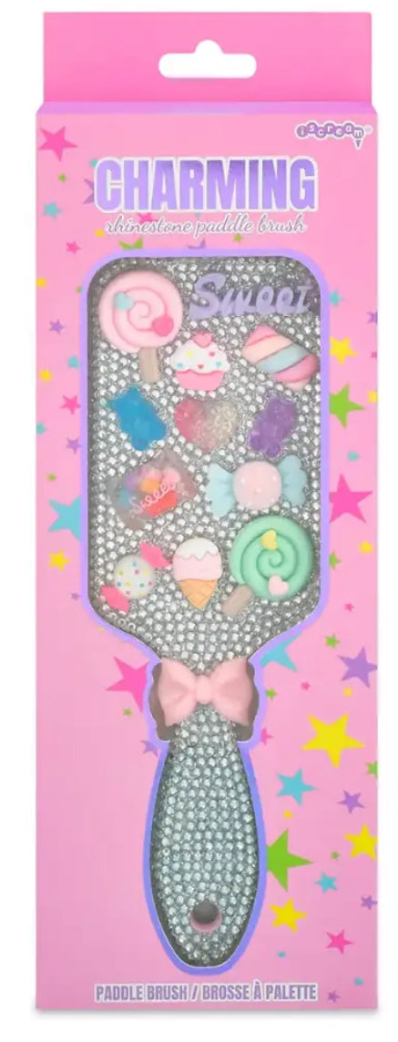 Iscream Charming Rhinestone Paddle Brush