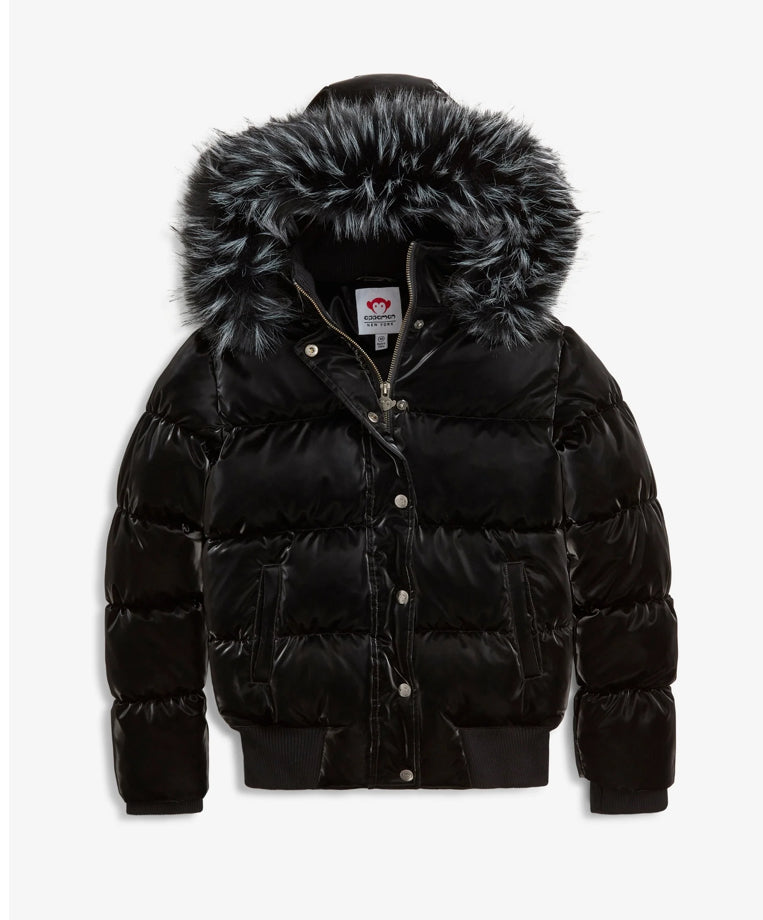 APPAMAN G5KYP-BL BLACK KYLA PUFFER COAT