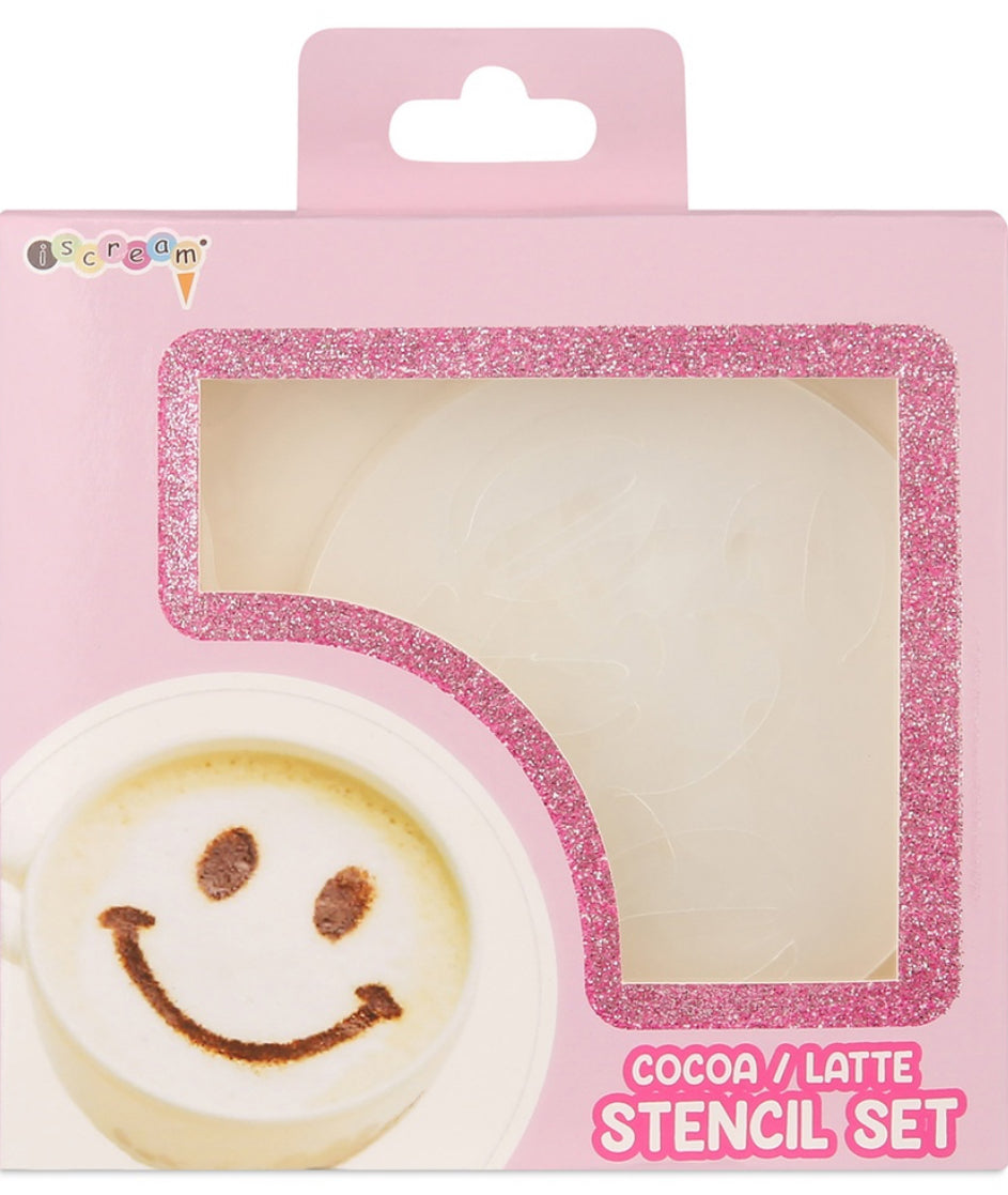 Iscream Cocoa Latte Stencil Set