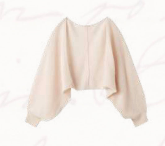Katie J - Shay Shrug, Vintage White