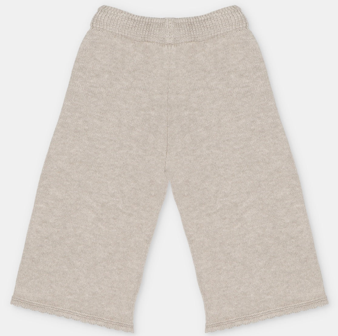 Martin Aranda - Legging/Knit Pants in Sweater Knit Cotton Blend Onis, Beige