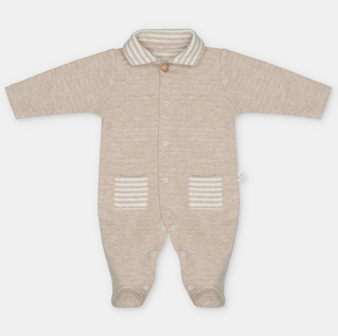 Martin Aranda - Romper Interlock in Cotton Interlock Yernes, Brown