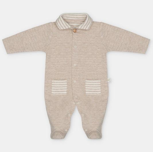 Martin Aranda - Romper Interlock in Cotton Interlock Yernes, Brown