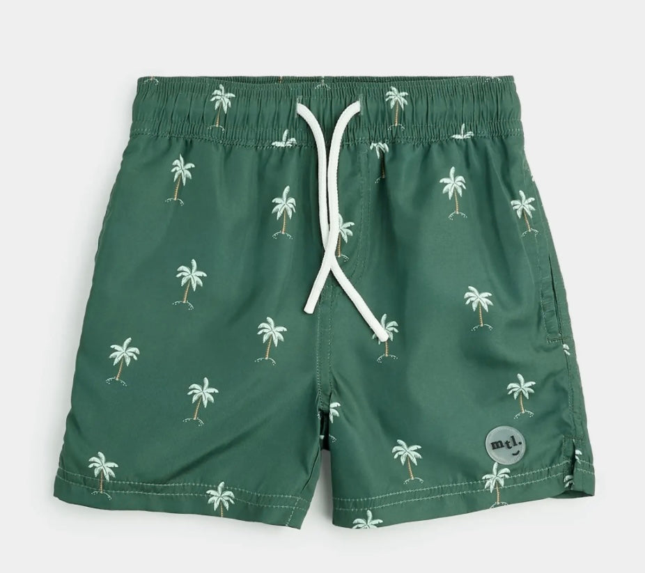 Palm Trees Green Bathing Suit