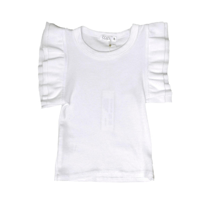 COZII Kids White Roll BTM Legging Set |  LeTank NYC