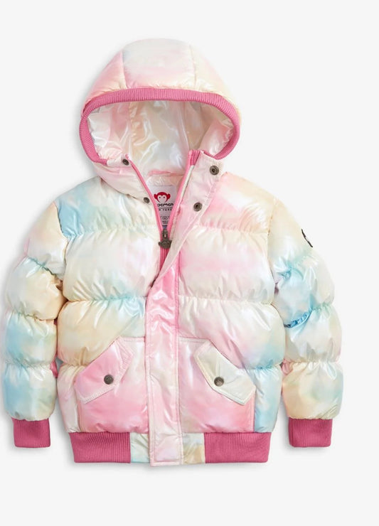 APPAMAN G5PCG-IPK IRIDESCENT PINK PUFFY COAT