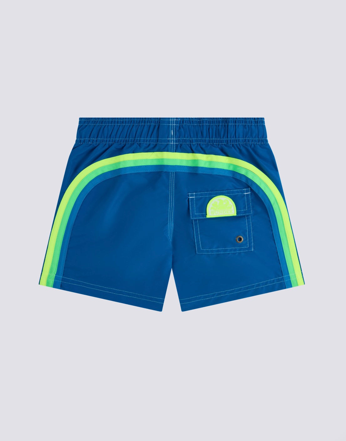Sundek - Boys Elastic Waist Swim Trunks, Deep