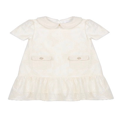 Patachou - Girls Dress, Ecru