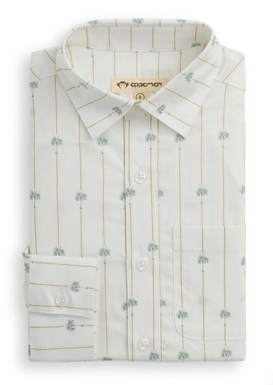 Appaman - Standard Shirt, Palm Stripe
