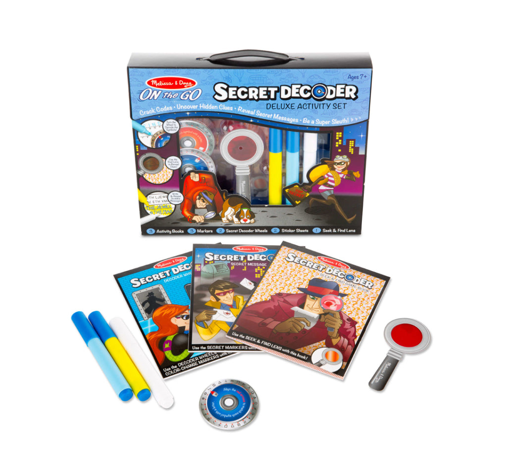 Melissa & Doug - Secret Decoder Deluxe Activity Set- On The Go 5238