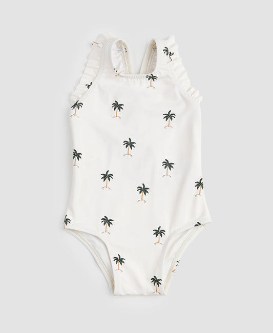 Palm Tree Beige One Piece