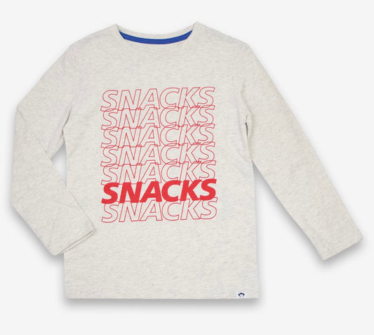 Appaman - Graphic Long Sleeve Tee, Cloud Heather