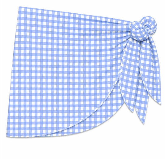 Katie J - Tween Coral Sarong, Pale Blue
