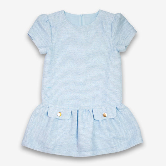 Appaman - Molly Drop Waist Dress, Light Blue