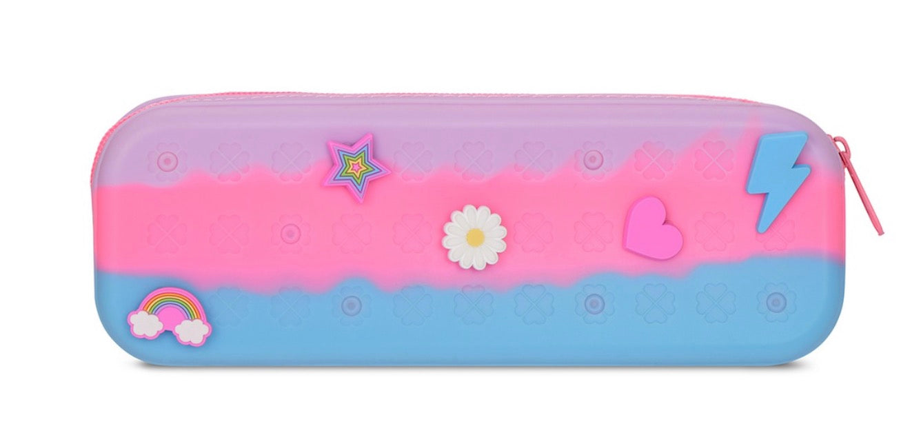 ISCREAM- Tie Dye Charmed Jelly Pencil Case