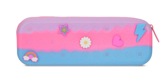 ISCREAM- Tie Dye Charmed Jelly Pencil Case
