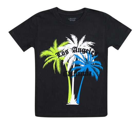 Californian Vintage - L.A Palms Charcoal
