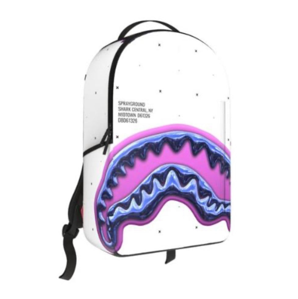 Sprayground - Shark Central Liquid Chrome Backpack