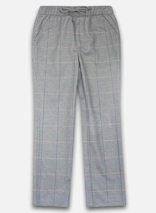 Appaman - Everyday Stretch Pants, Earth Grey Windowpane
