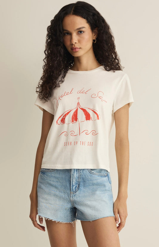 Z Supply - Del Sol Tourist Tee, Sea Salt