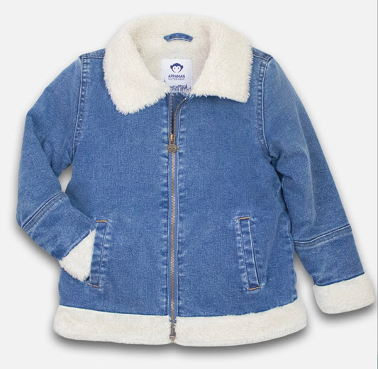 Appaman - Coco Sherpa Jacket, Cambridge Wash