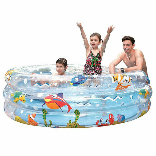 Jilong - Ocean Fun 3-Ring Inflatable Kiddie Pool