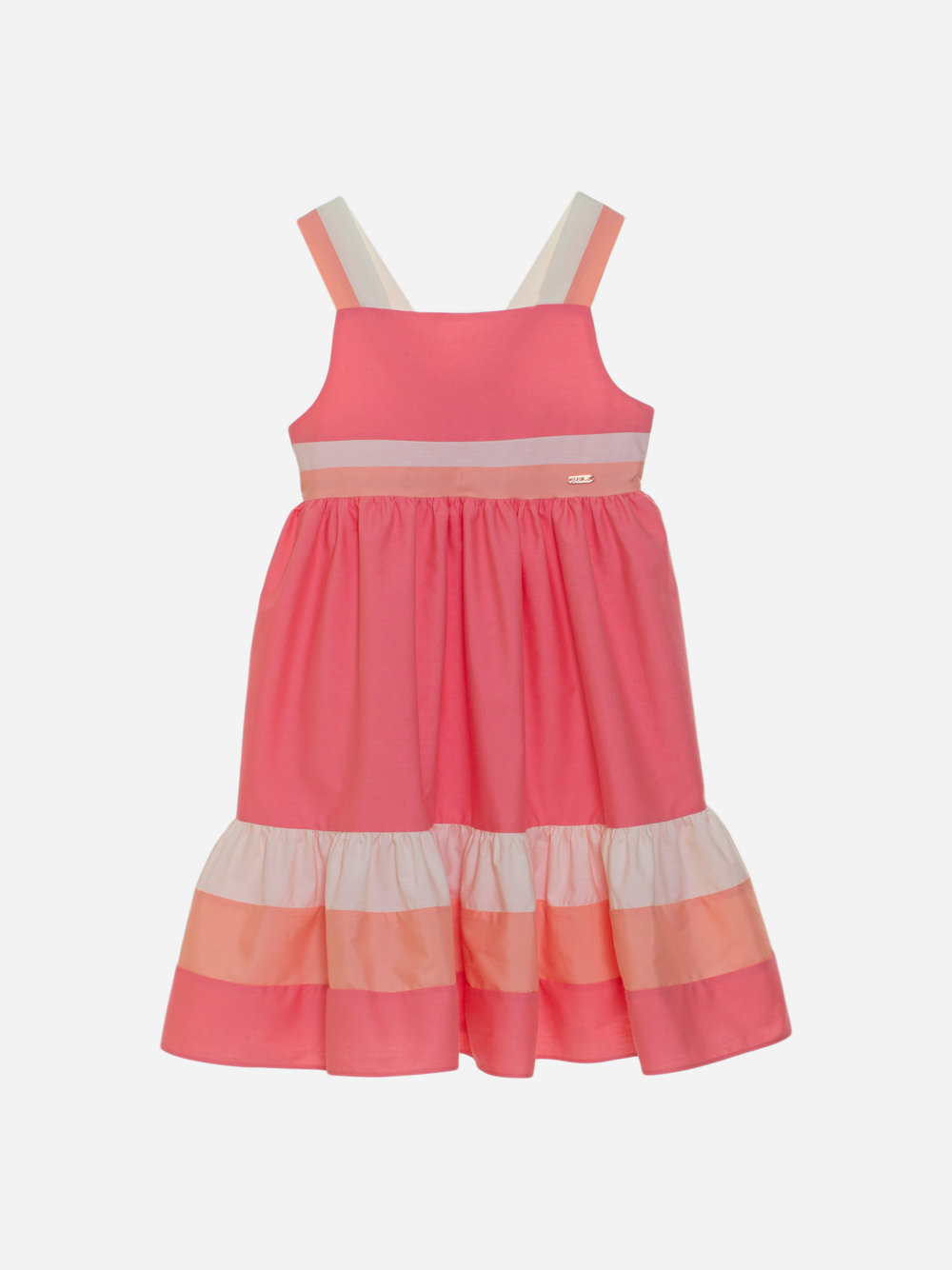 Patachou - Girl Coral Stripes Dress