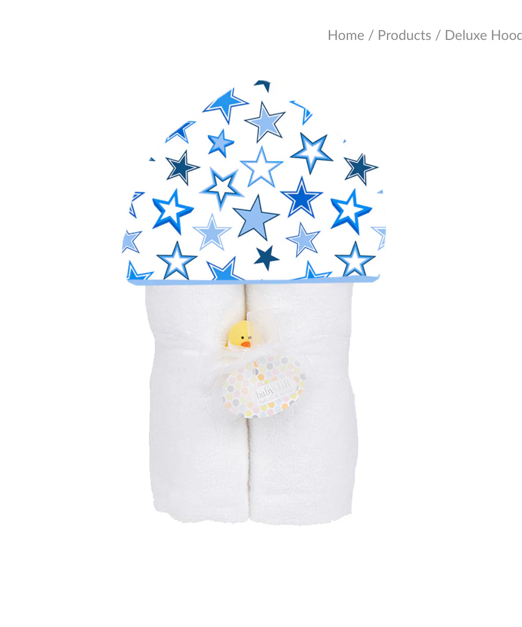 Baby Jar - Deluxe Hooded Towel, Starry Sky Blue