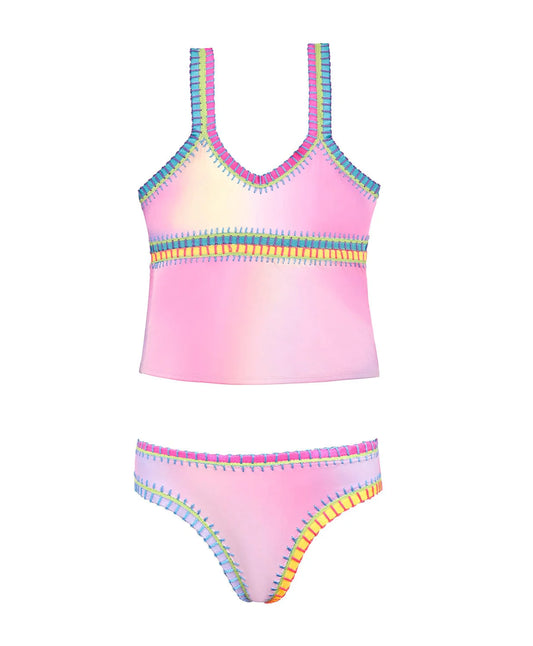 Pily Q - Swim Embroidered Tankini