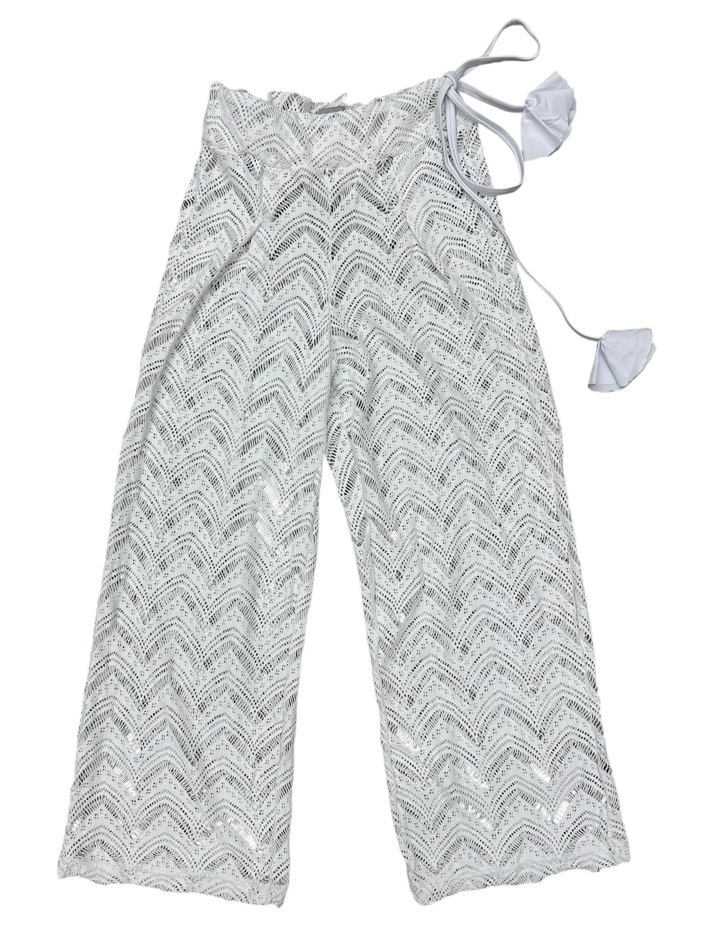 Planet Sea - White Mesh Pants