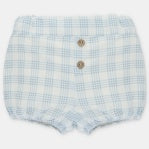 Martin Aranda - Overall (Bloomer w/Straps in Woven Fabric) Square Woven Ottawa, Blue