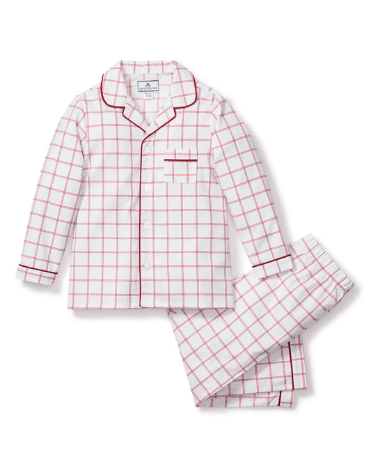 Petite Plume - Garnet Tattersall Children’s Pajama Set