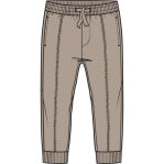 Miles The Label - Knit Pants, Brown Leather