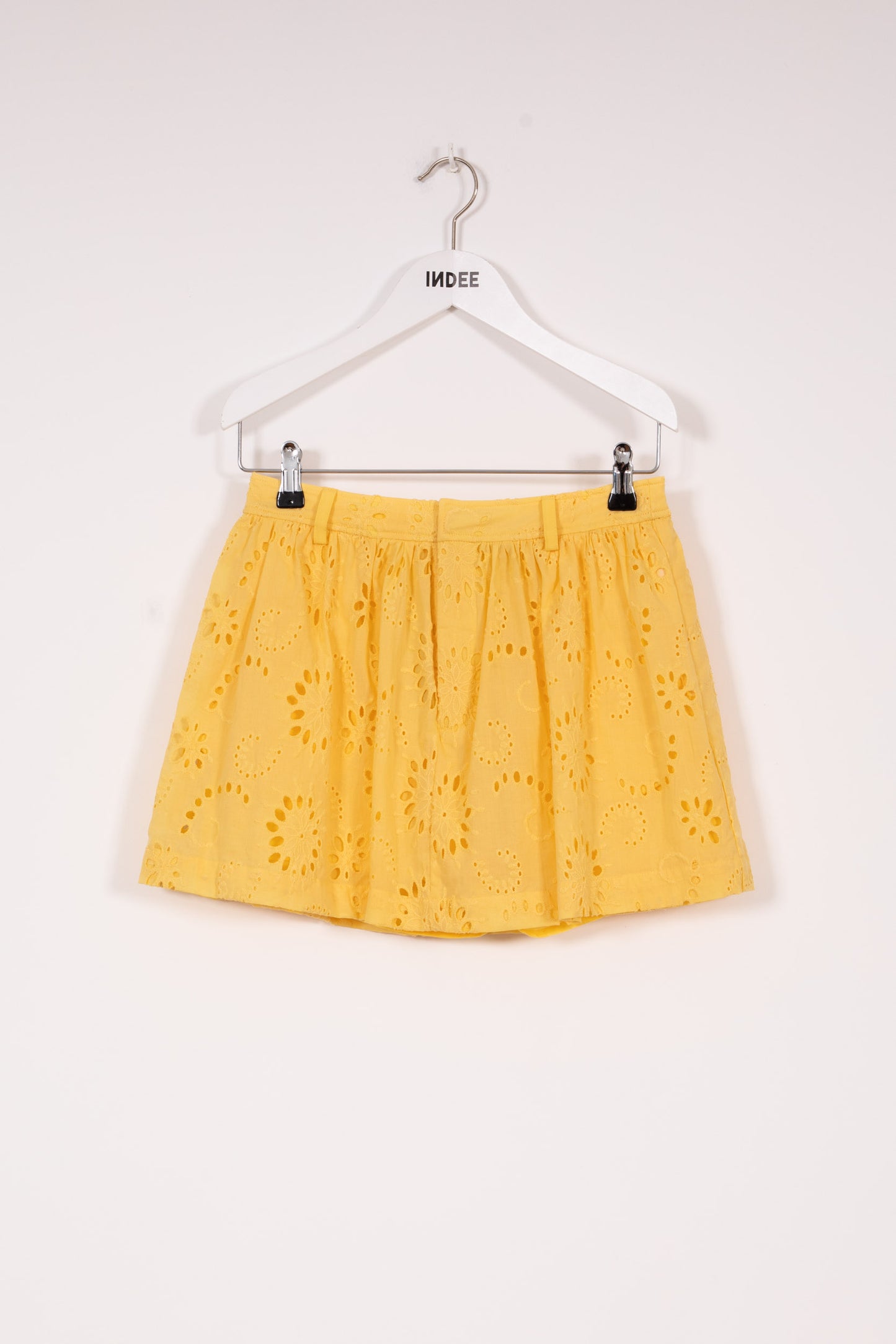Indee - Vendee English Embroidered Skirt/Short, Mimosa