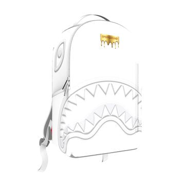 Sprayground - Gold Brick Luxe White Backpack