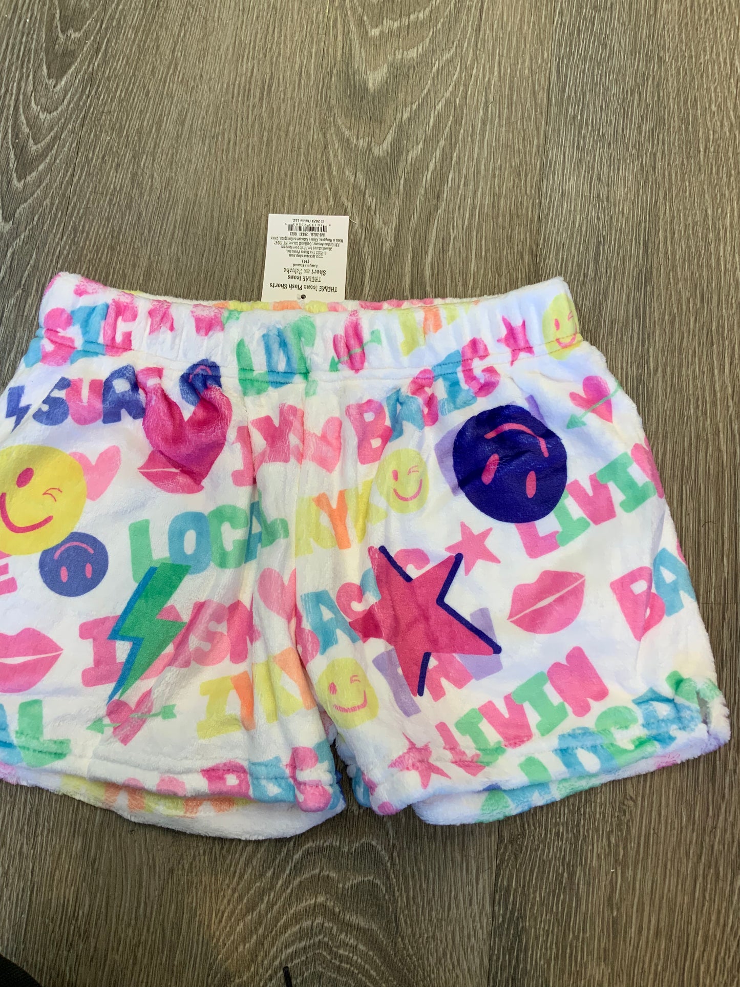 Iscream theme icons plush shorts