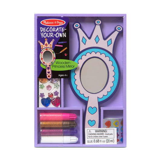 Melissa and Doug Decorate your own Wooden Princess Mirror