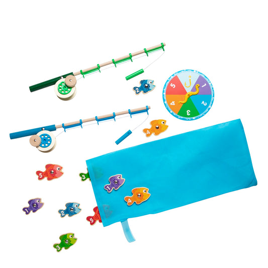 Melissa and Doug Catch and Count Magnetic Fishing Rod set